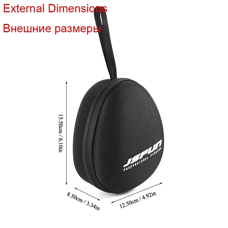 Portable Teardrop Shape EVA Fishing Reel Bag Protective Case Cover For Drum/Spinning/Raft Reel Fishing Pouch Bag〔CC33〕 Portable Teardrop Shape EVA Fishing Reel Bag Protective Case Cover For Drum/Spinning/Raft Reel Fishing Pouch Bag〔CC33〕