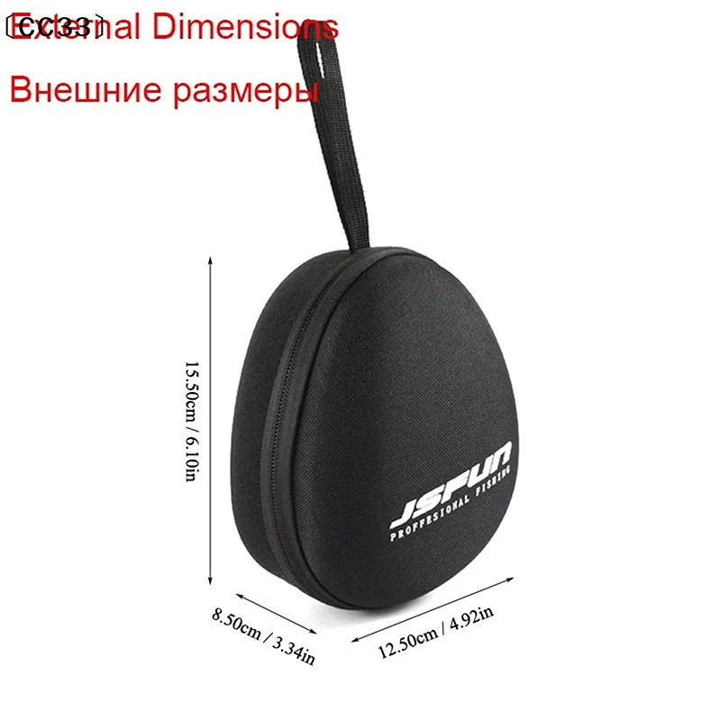 Portable Teardrop Shape EVA Fishing Reel Bag Protective Case Cover For Drum/Spinning/Raft Reel Fishing Pouch Bag〔CC33〕 - Image 3