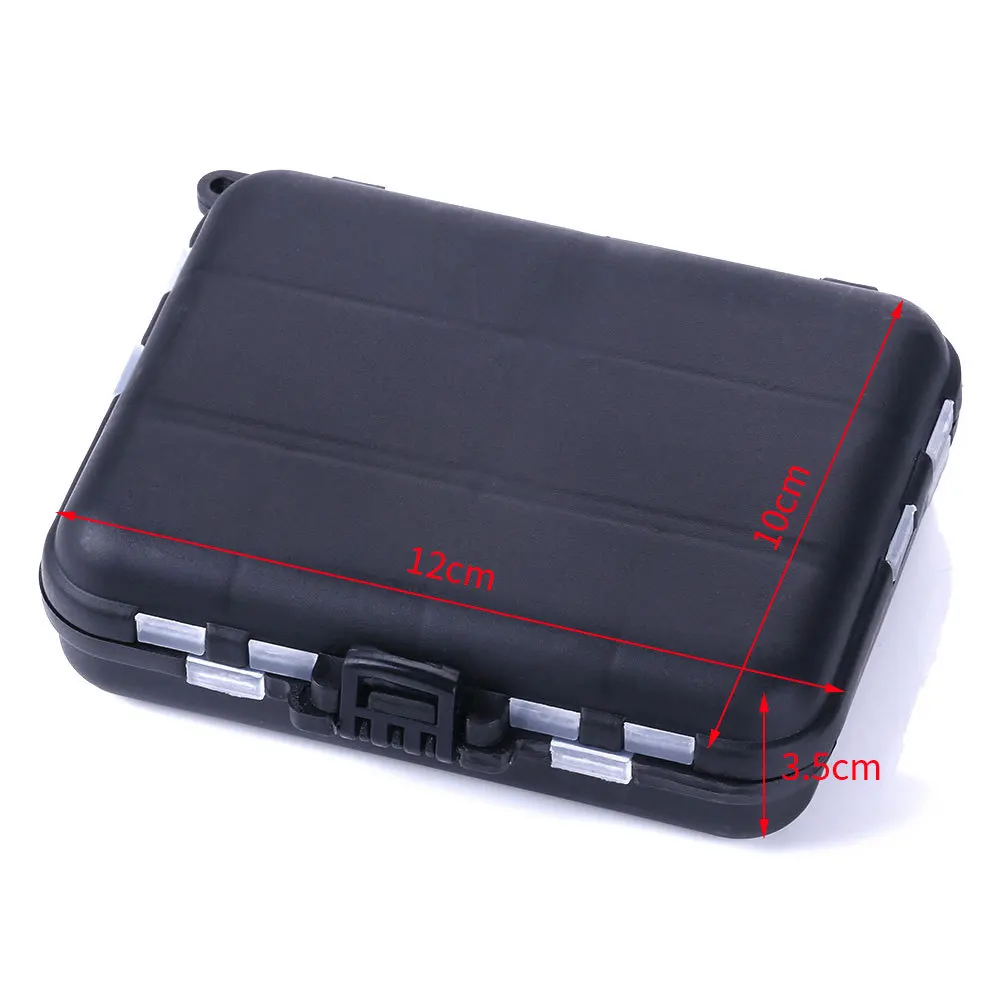 Large Capacity Fishing Accessories Storage Box12Grid9Grid Flip Cover Design Lure Fishing Gear Bag Sea Fishing Special Portable B