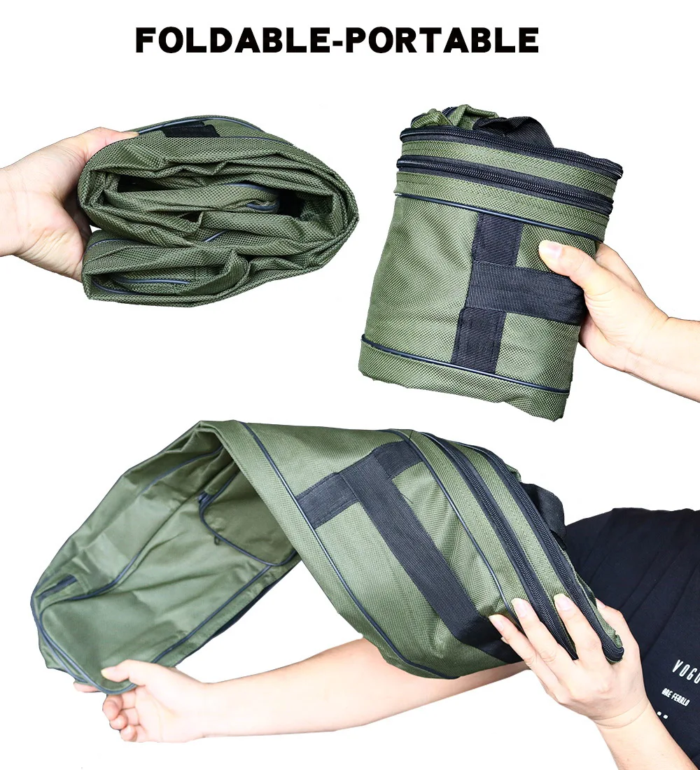 PROXPEHigh Quality Multi-purpose Oxford Cloth foldable Fishing Rod Bags Fishing Pole Tools Fishing Gear Tools 60-150/152/180CM - Image 5