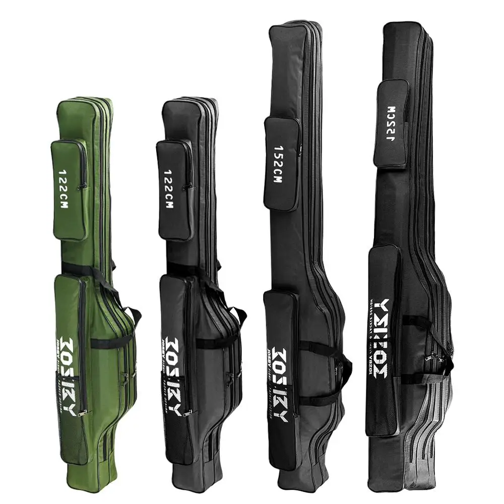 PROXPEHigh Quality Multi-purpose Oxford Cloth foldable Fishing Rod Bags Fishing Pole Tools Fishing Gear Tools 60-150/152/180CM - Image 2
