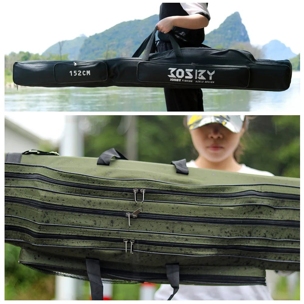 PROXPEHigh Quality Multi-purpose Oxford Cloth foldable Fishing Rod Bags Fishing Pole Tools Fishing Gear Tools 60-150/152/180CM PROXPEHigh Quality Multi-purpose Oxford Cloth foldable Fishing Rod Bags Fishing Pole Tools Fishing Gear Tools 60-150/152/180CM