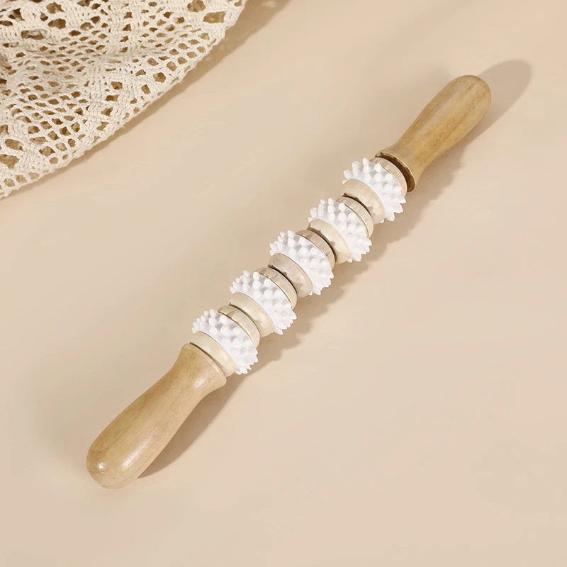 Wooden Massage Roller Stick Fat Loss Body Sculpting Massage Tools Meridian Relaxation Promote Blood Circulation