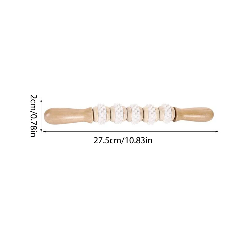 Wooden Massage Roller Stick Fat Loss Body Sculpting Massage Tools Meridian Relaxation Promote Blood Circulation
