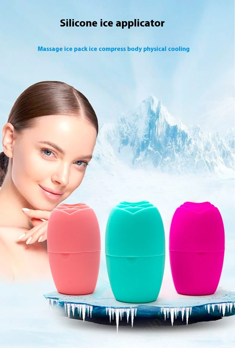 Silicone Ice Facial Roller Face Lifting Contouring Tools Ice Cube Trays Ice Globe Balls Eye Body Massager Beauty Skin Care Tool Silicone Ice Facial Roller Face Lifting Contouring Tools Ice Cube Trays Ice Globe Balls Eye Body Massager Beauty Skin Care Tool