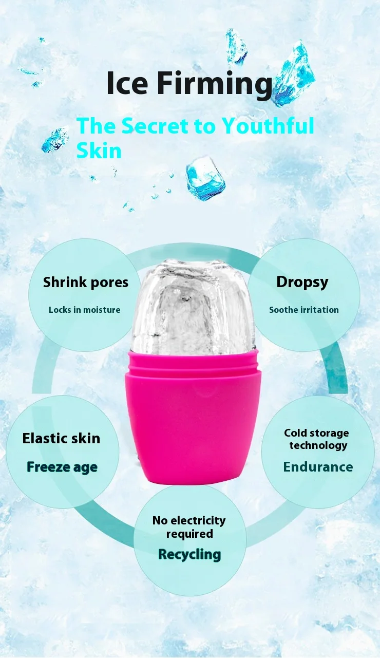 Silicone Ice Facial Roller Face Lifting Contouring Tools Ice Cube Trays Ice Globe Balls Eye Body Massager Beauty Skin Care Tool Silicone Ice Facial Roller Face Lifting Contouring Tools Ice Cube Trays Ice Globe Balls Eye Body Massager Beauty Skin Care Tool