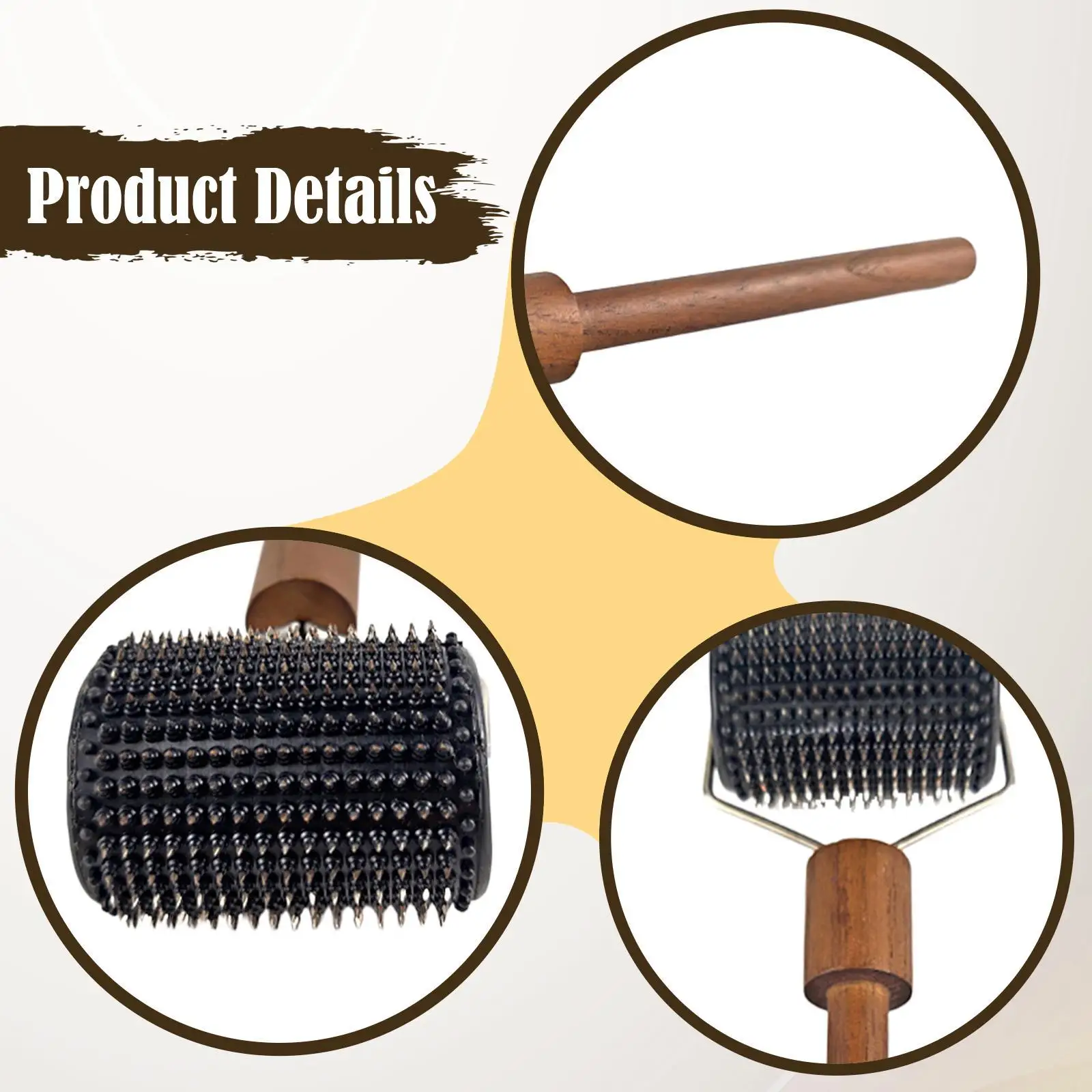 Fascia Massage Roller Pin Stimulates Handheld Manual Massager Massage Tool Muscle Relaxer for Body Calf Back Arms Runners - Image 5