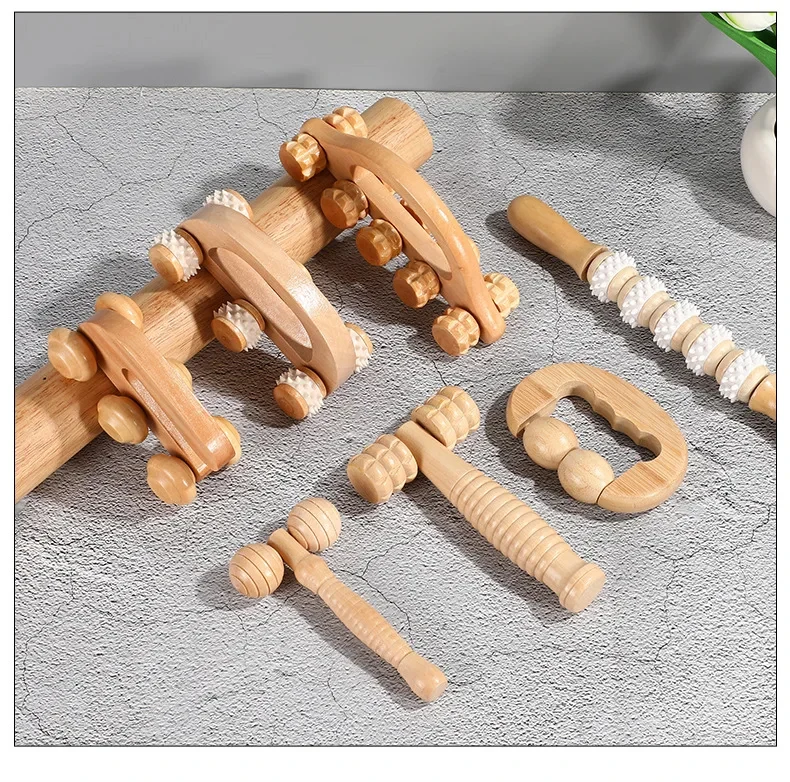 Wooden Massage Roller Tool Manual Skin Scraping Face Massager Wood Back Massage Roller for Neck Leg Deep Tissue Muscle Massager Wooden Massage Roller Tool Manual Skin Scraping Face Massager Wood Back Massage Roller for Neck Leg Deep Tissue Muscle Massager