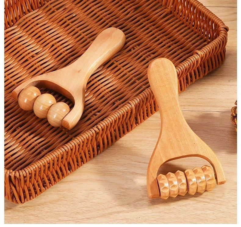 Wooden Massage Roller Tool Manual Skin Scraping Face Massager Wood Back Massage Roller for Neck Leg Deep Tissue Muscle Massager Wooden Massage Roller Tool Manual Skin Scraping Face Massager Wood Back Massage Roller for Neck Leg Deep Tissue Muscle Massager