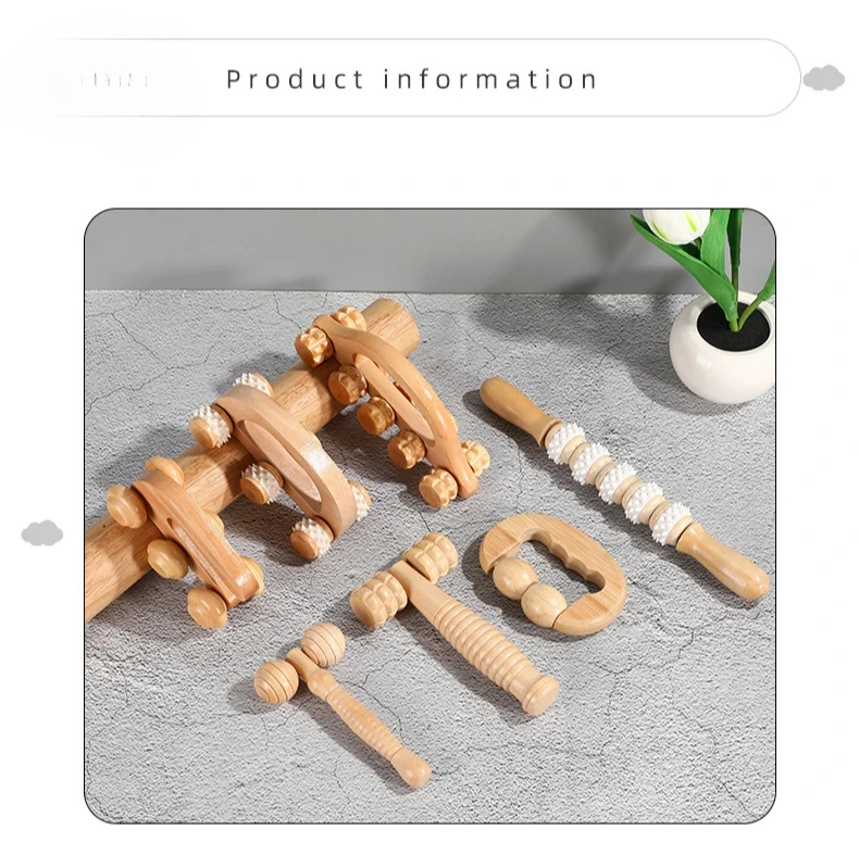 Wooden Massage Roller Tool Manual Skin Scraping Face Massager Wood Back Massage Roller for Neck Leg Deep Tissue Muscle Massager Wooden Massage Roller Tool Manual Skin Scraping Face Massager Wood Back Massage Roller for Neck Leg Deep Tissue Muscle Massager