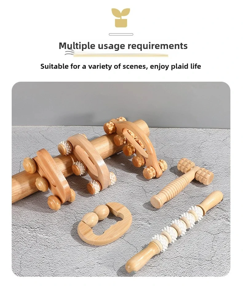 Wooden Massage Roller Tool Manual Skin Scraping Face Massager Wood Back Massage Roller for Neck Leg Deep Tissue Muscle Massager Wooden Massage Roller Tool Manual Skin Scraping Face Massager Wood Back Massage Roller for Neck Leg Deep Tissue Muscle Massager