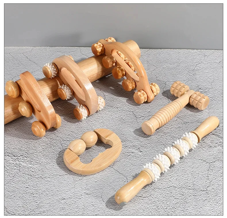 Wooden Massage Roller Tool Manual Skin Scraping Face Massager Wood Back Massage Roller for Neck Leg Deep Tissue Muscle Massager Wooden Massage Roller Tool Manual Skin Scraping Face Massager Wood Back Massage Roller for Neck Leg Deep Tissue Muscle Massager