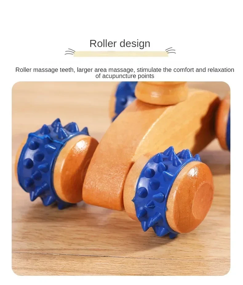 Wooden Massage Roller Tool Manual Skin Scraping Face Massager Wood Back Massage Roller for Neck Leg Deep Tissue Muscle Massager Wooden Massage Roller Tool Manual Skin Scraping Face Massager Wood Back Massage Roller for Neck Leg Deep Tissue Muscle Massager