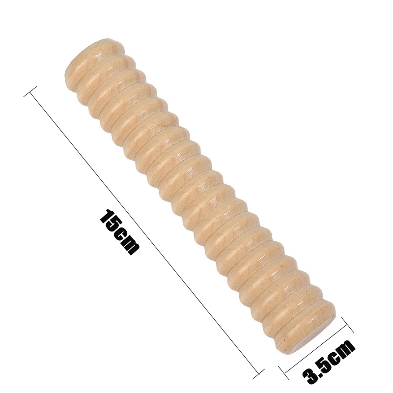 Wooden Massage Roller Tool Manual Skin Scraping Face Massager Wood Back Massage Roller for Neck Leg Deep Tissue Muscle Massager - Image 6