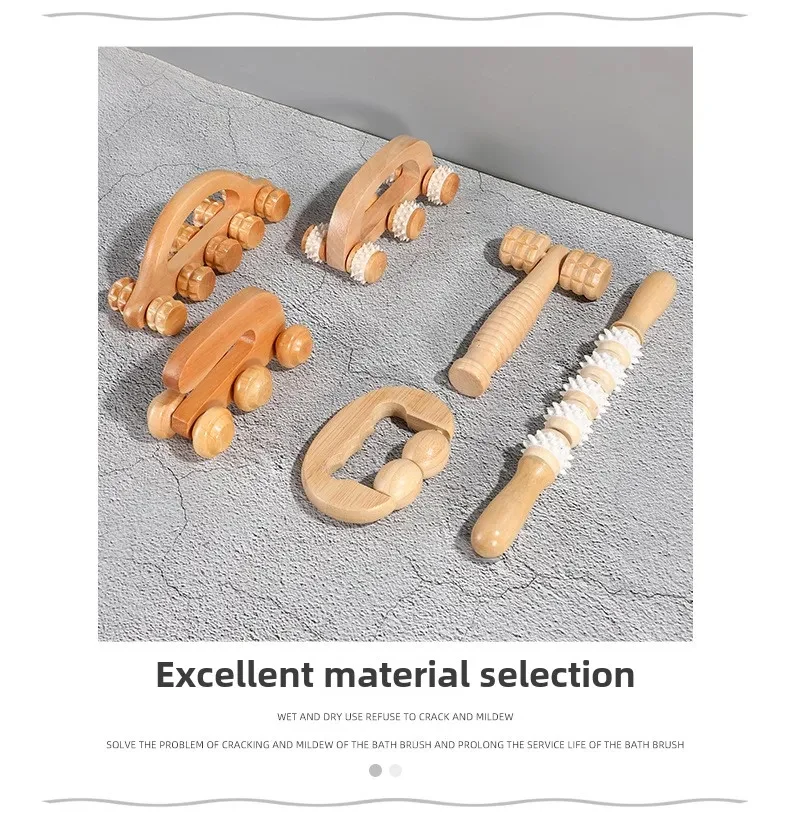 Wooden Massage Roller Tool Manual Skin Scraping Face Massager Wood Back Massage Roller for Neck Leg Deep Tissue Muscle Massager Wooden Massage Roller Tool Manual Skin Scraping Face Massager Wood Back Massage Roller for Neck Leg Deep Tissue Muscle Massager