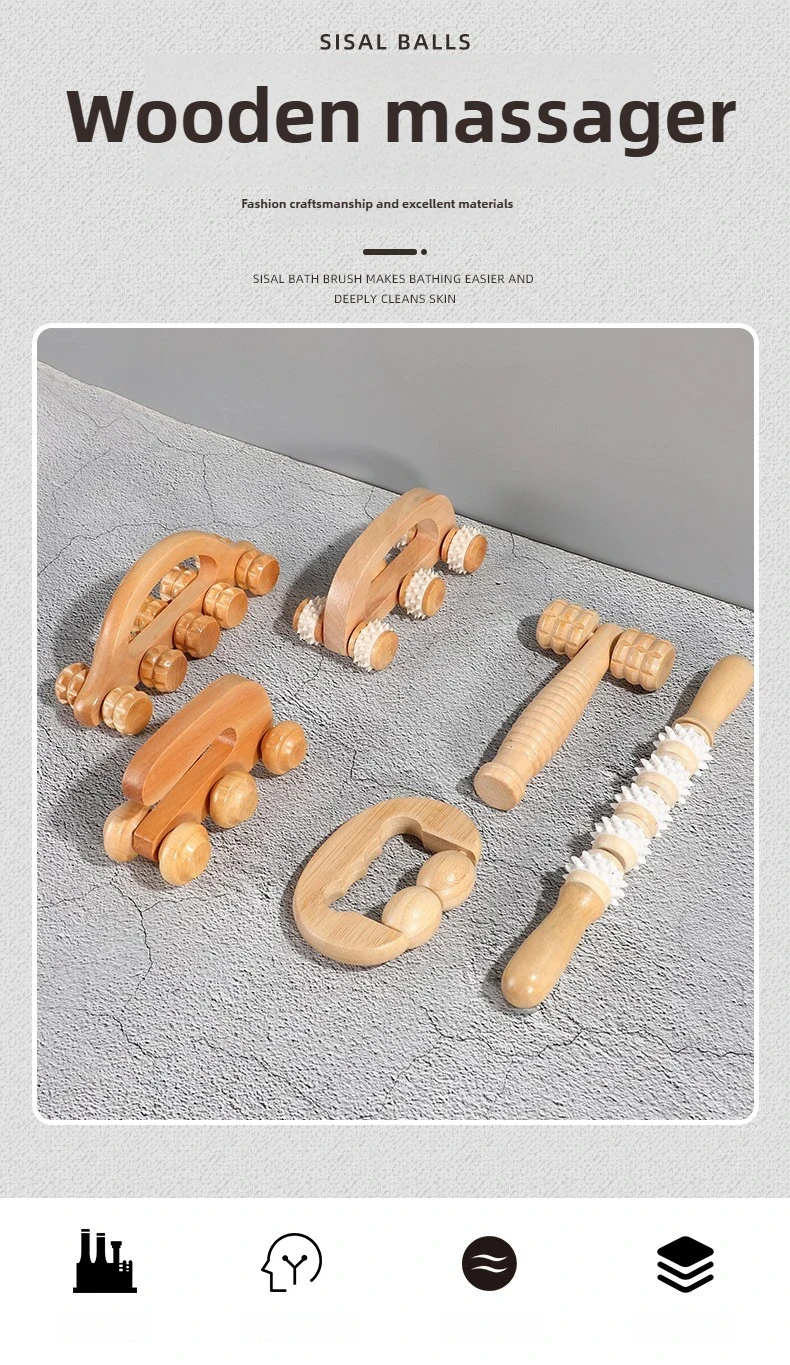 Wooden Massage Roller Tool Manual Skin Scraping Face Massager Wood Back Massage Roller for Neck Leg Deep Tissue Muscle Massager Wooden Massage Roller Tool Manual Skin Scraping Face Massager Wood Back Massage Roller for Neck Leg Deep Tissue Muscle Massager