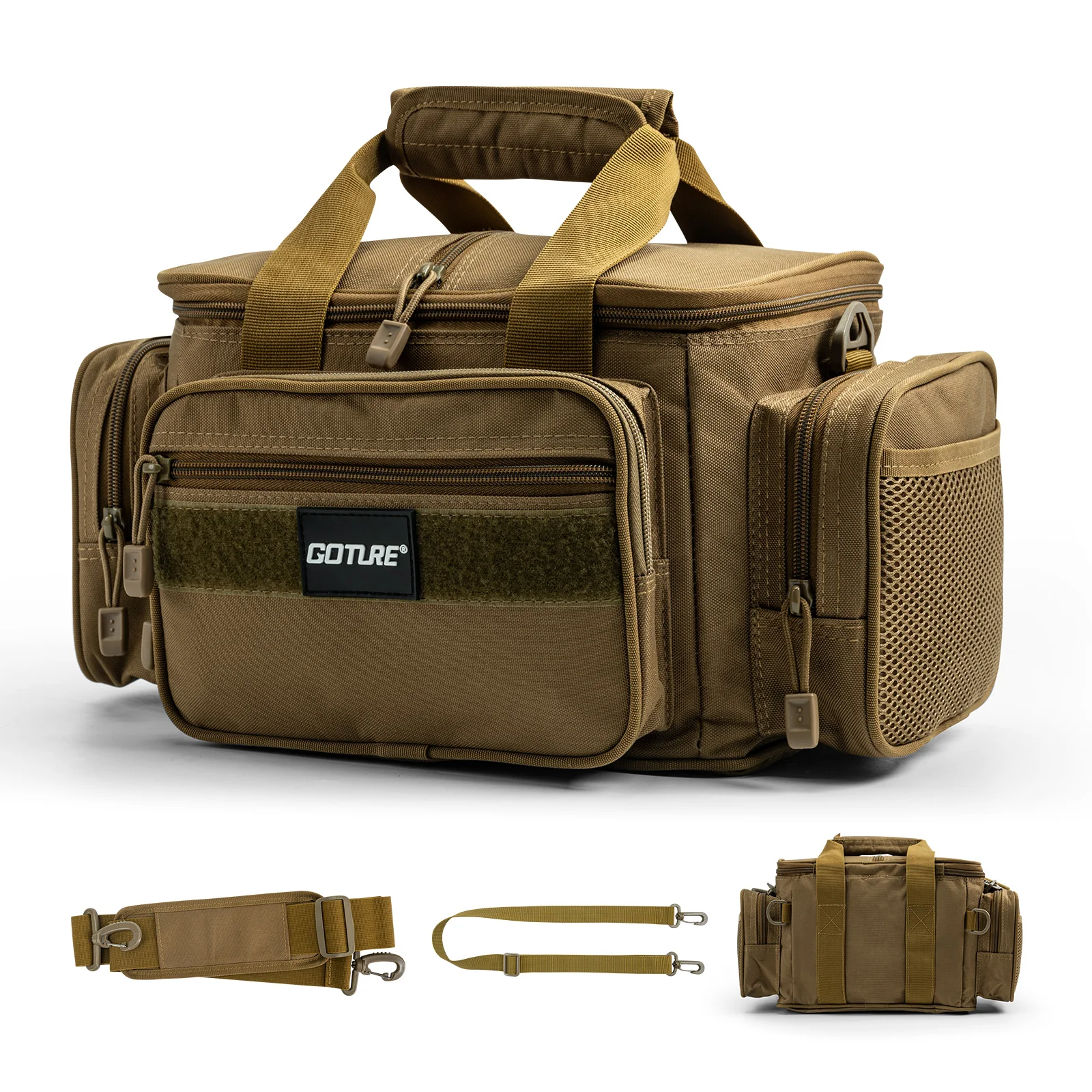 Goture Fishing Bags Waterproof 600D Oxford Fabric High Capacity Storage Durable Fishing Gear Bags for Men Outdoors Bag Goture Fishing Bags Waterproof 600D Oxford Fabric High Capacity Storage Durable Fishing Gear Bags for Men Outdoors Bag