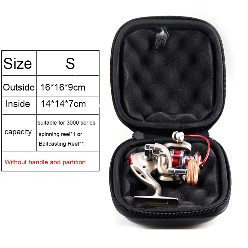 Fishing Bag Spinning Reel Case Cover Leather Fishing Reel Bag Shockproof Waterproof Fishing Tackle Storage Case PJ199 - Image 2