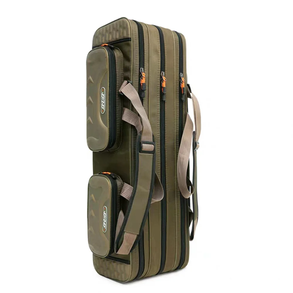 80cm/90cm/100cm/120cm Fishing Rod Bags Waterproof 3/4 Layer Fishing Reel Storage Case Gear Lures Bag Large Capacity Backpack - Image 2