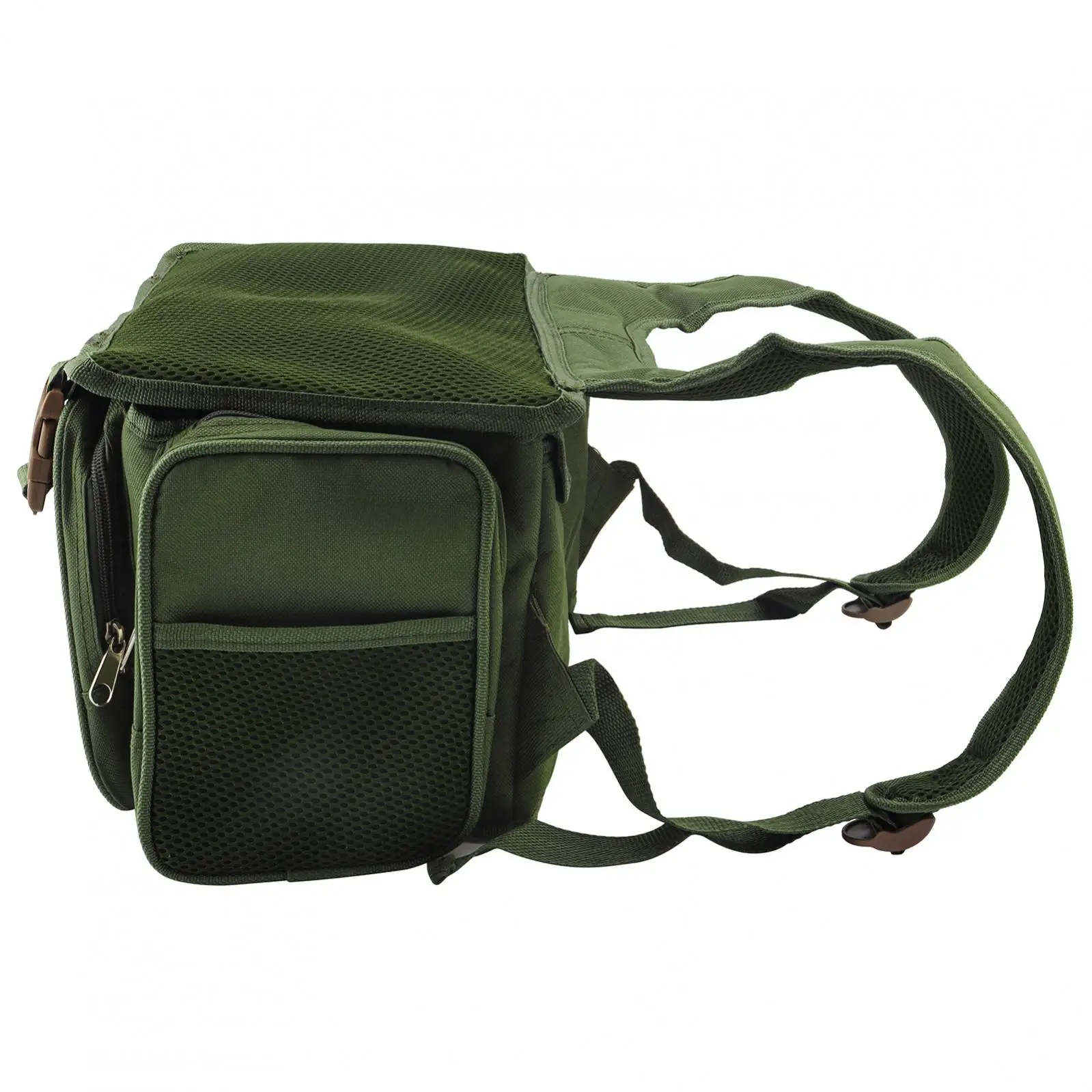 Large Capacity Multifunction Fishing Box Bag Nylon Fabric Backpack Fishing Gear Storage Bag - Image 4