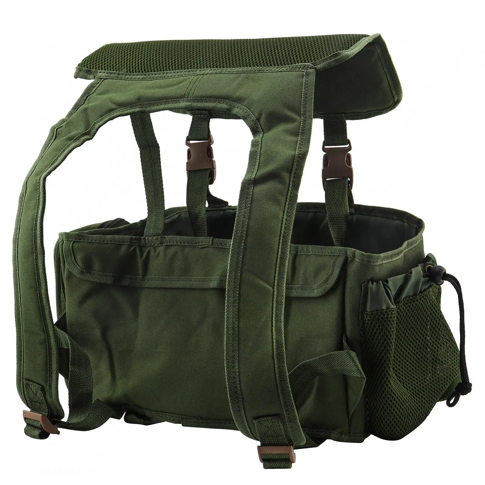 Large Capacity Multifunction Fishing Box Bag Nylon Fabric Backpack Fishing Gear Storage Bag - Image 3