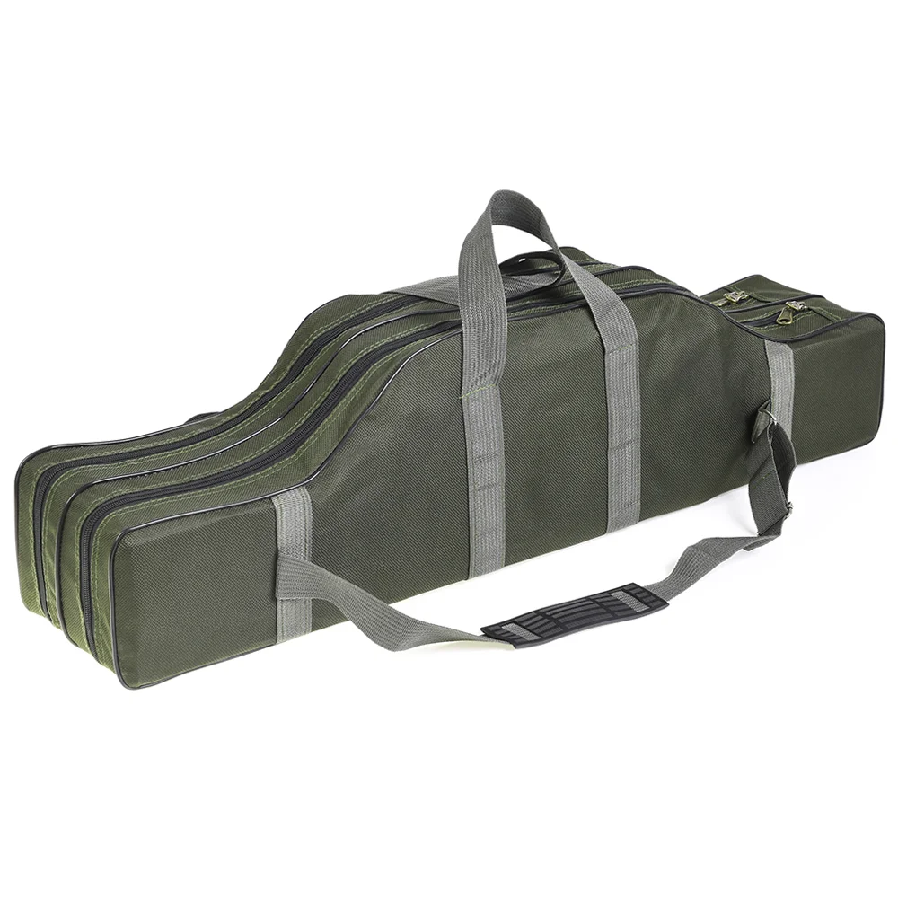 Fishing Bag Portable Folding Fishing Rod Reel Bag Fishing Pole Gear Tackle Tool Carry Case Carrier Travel Storage Bag Organizer - Image 6