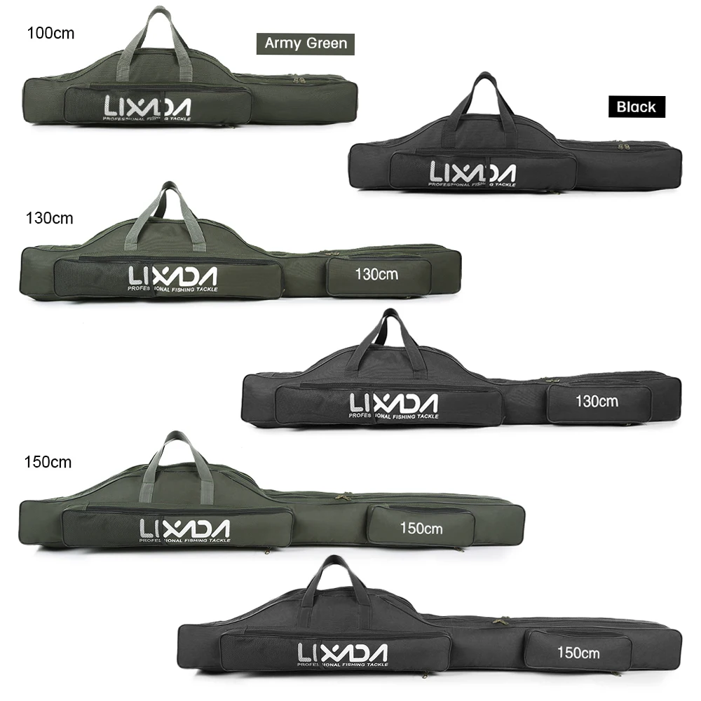 Fishing Bag Portable Folding Fishing Rod Reel Bag Fishing Pole Gear Tackle Tool Carry Case Carrier Travel Storage Bag Organizer Fishing Bag Portable Folding Fishing Rod Reel Bag Fishing Pole Gear Tackle Tool Carry Case Carrier Travel Storage Bag Organizer