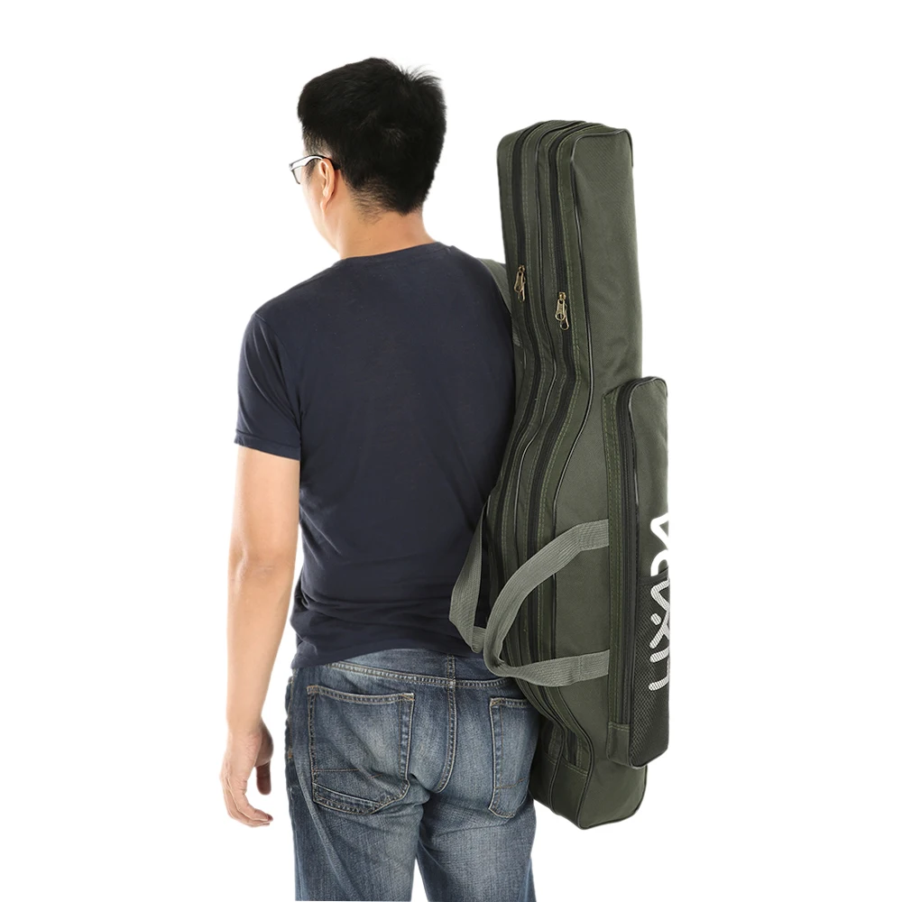 Fishing Bag Portable Folding Fishing Rod Reel Bag Fishing Pole Gear Tackle Tool Carry Case Carrier Travel Storage Bag Organizer Fishing Bag Portable Folding Fishing Rod Reel Bag Fishing Pole Gear Tackle Tool Carry Case Carrier Travel Storage Bag Organizer