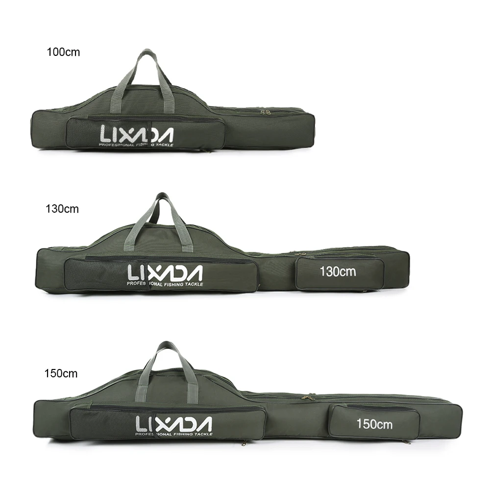 Fishing Bag Portable Folding Fishing Rod Reel Bag Fishing Pole Gear Tackle Tool Carry Case Carrier Travel Storage Bag Organizer Fishing Bag Portable Folding Fishing Rod Reel Bag Fishing Pole Gear Tackle Tool Carry Case Carrier Travel Storage Bag Organizer