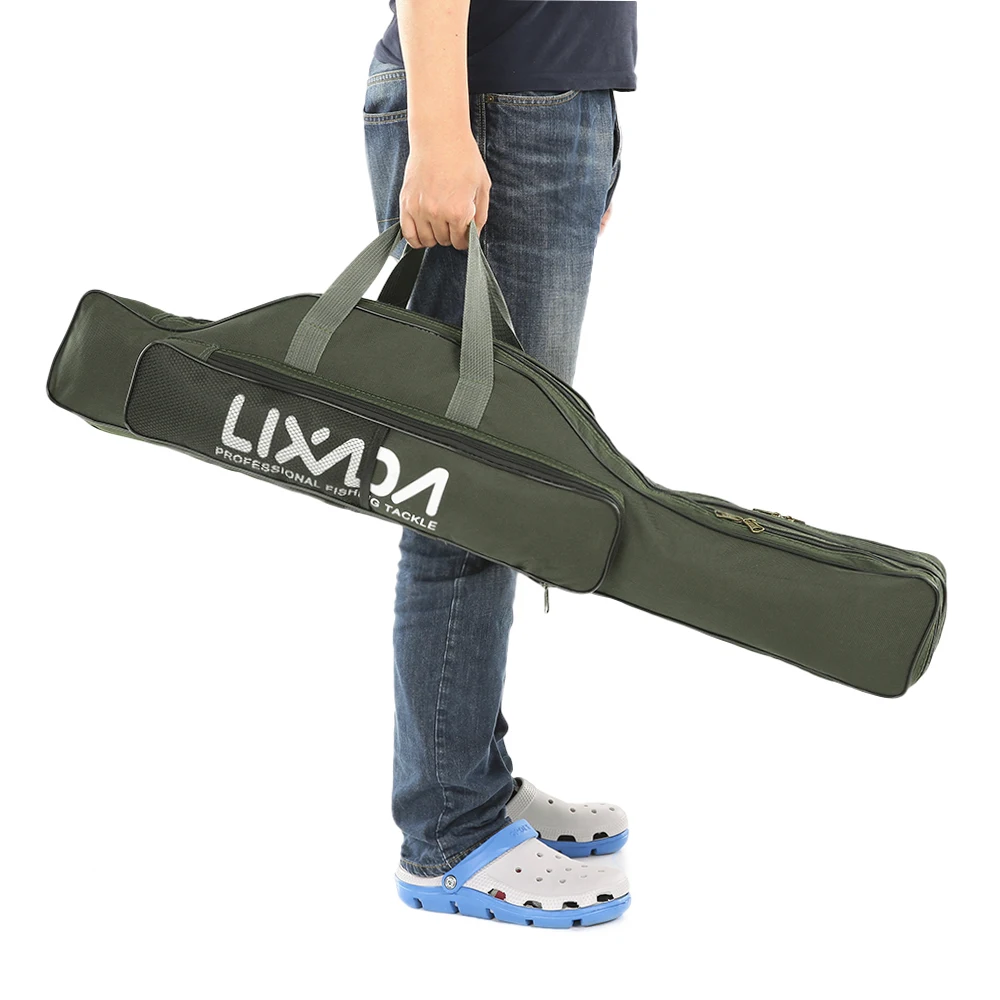 Fishing Bag Portable Folding Fishing Rod Reel Bag Fishing Pole Gear Tackle Tool Carry Case Carrier Travel Storage Bag Organizer Fishing Bag Portable Folding Fishing Rod Reel Bag Fishing Pole Gear Tackle Tool Carry Case Carrier Travel Storage Bag Organizer
