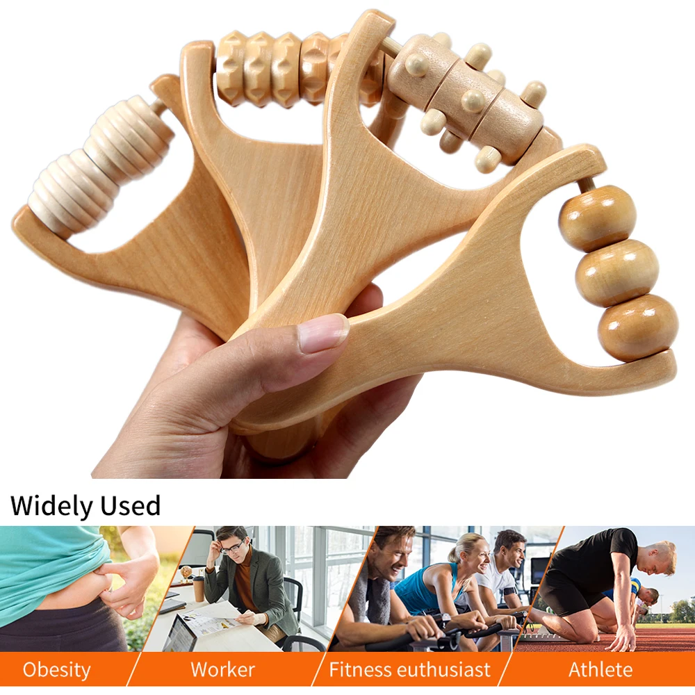 1pcs Wooden Massage Roller, Multi-Functional Body Roller for Cellulite Reduction, Eases Muscle Tension ,Natural Muscle Roller 1pcs Wooden Massage Roller, Multi-Functional Body Roller for Cellulite Reduction, Eases Muscle Tension ,Natural Muscle Roller