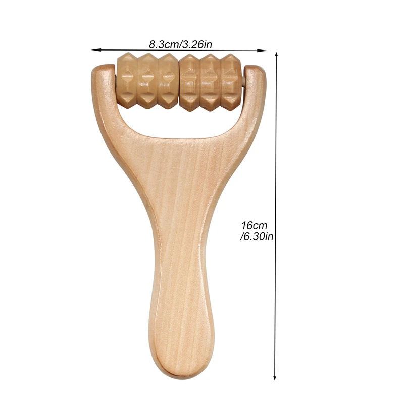 1pcs Wooden Massage Roller, Multi-Functional Body Roller for Cellulite Reduction, Eases Muscle Tension ,Natural Muscle Roller 1pcs Wooden Massage Roller, Multi-Functional Body Roller for Cellulite Reduction, Eases Muscle Tension ,Natural Muscle Roller