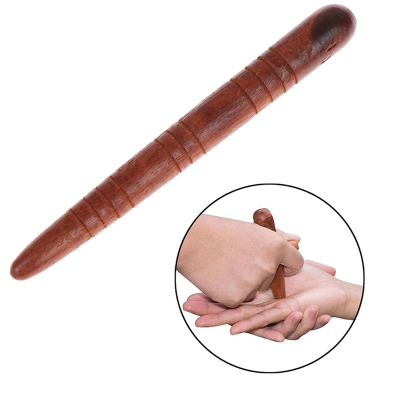 1PC Wooden Muscle Roller Stick Acupoint Points Massager Deep Tissue Fascia Massager Foot Back Body Therapy Massage Tools