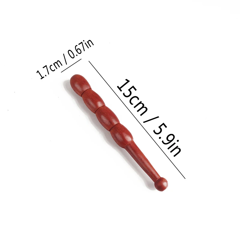 1PC Wooden Muscle Roller Stick Acupoint Points Massager Deep Tissue Fascia Massager Foot Back Body Therapy Massage Tools