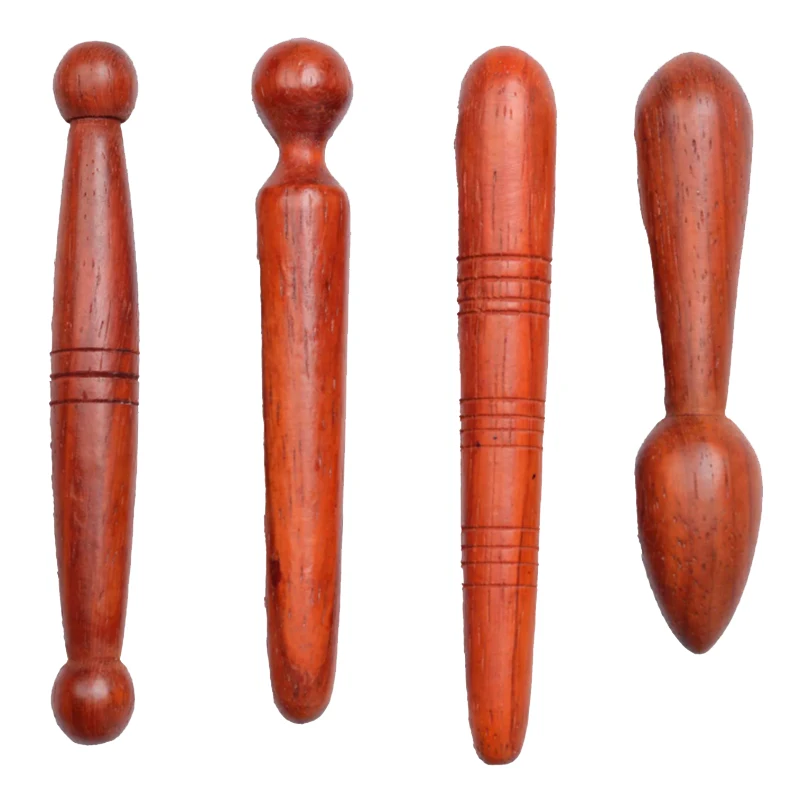1PC Wooden Muscle Roller Stick Acupoint Points Massager Deep Tissue Fascia Massager Foot Back Body Therapy Massage Tools