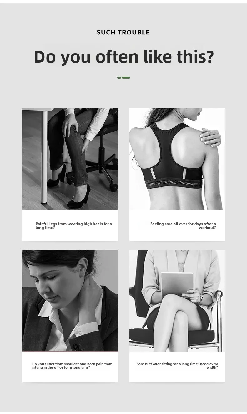 Multi-function Ring Leg Massager Massage Roller Detachable Handles for Full Body Neck Shoulder Abdominal Muscle Slimming