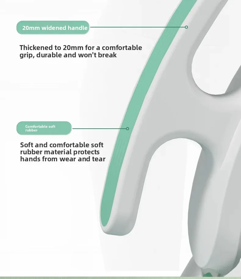 Multi-function Ring Leg Massager Massage Roller Detachable Handles for Full Body Neck Shoulder Abdominal Muscle Slimming
