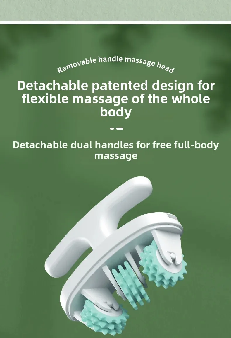 Multi-function Ring Leg Massager Massage Roller Detachable Handles for Full Body Neck Shoulder Abdominal Muscle Slimming