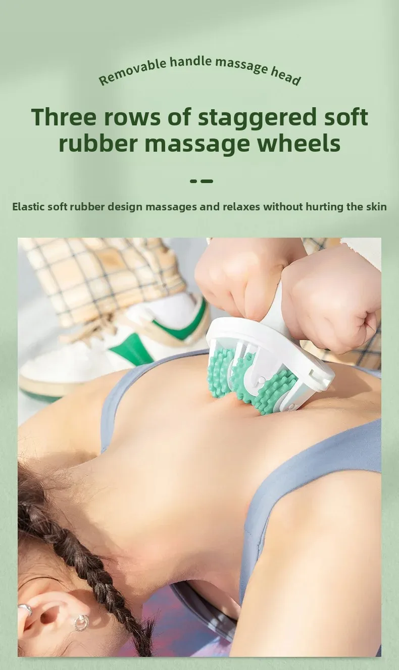 Multi-function Ring Leg Massager Massage Roller Detachable Handles for Full Body Neck Shoulder Abdominal Muscle Slimming
