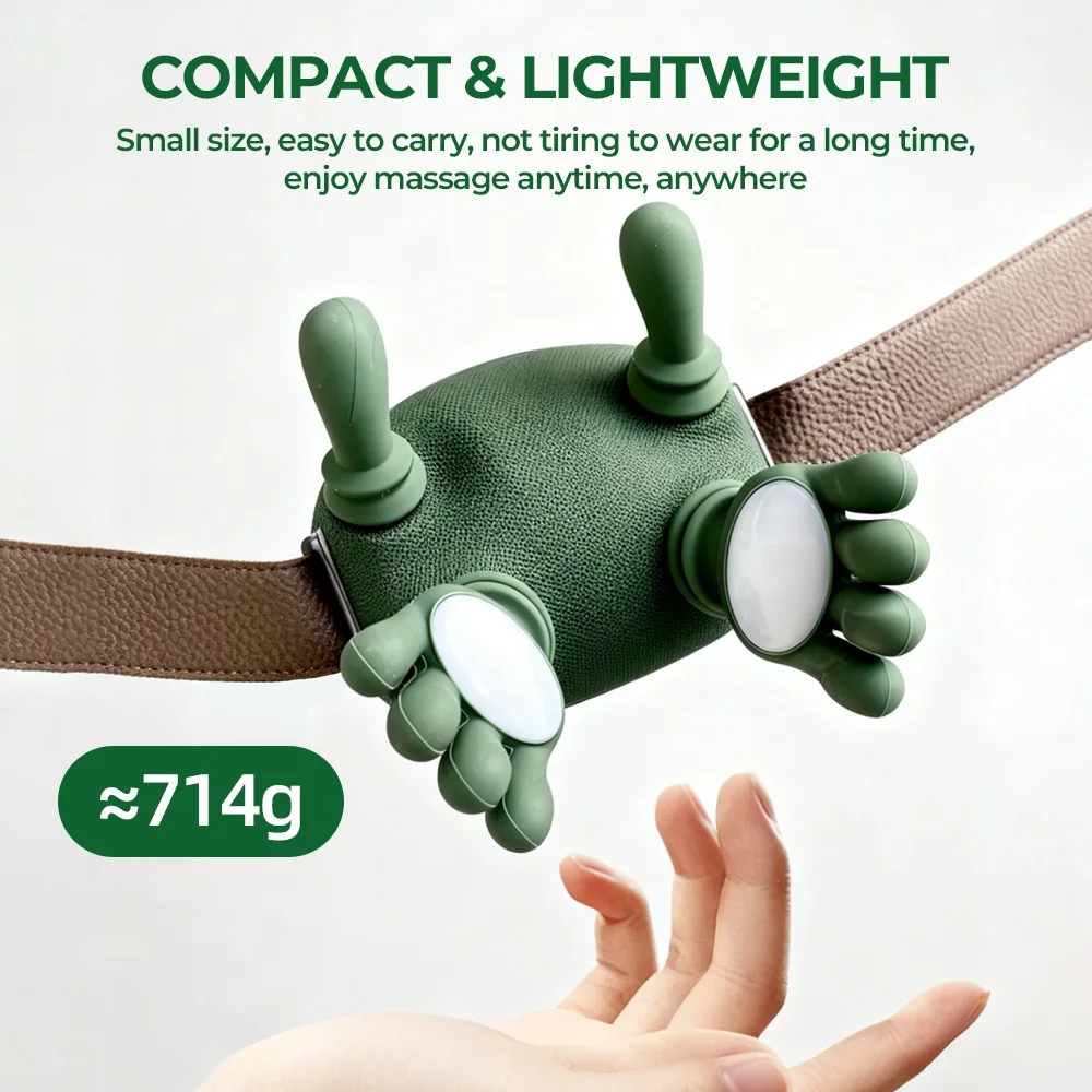 Bionic Finger Neck Shoulder Massager Wireless Neck Cervical Trapezius Kneading Massage Shawl Brushless Motor Neck masajeador