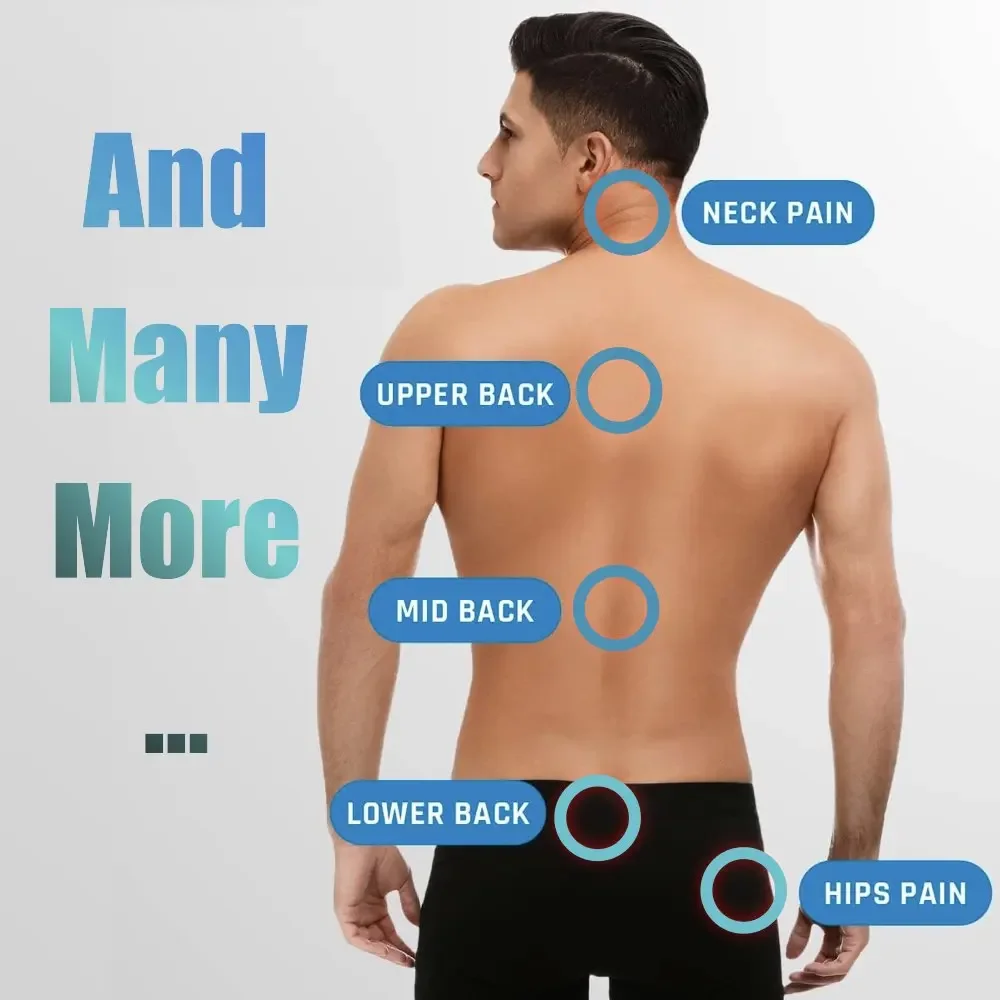Psoas Muscle Release Deep Tissue Massage Tool Psoas Back Hip Flexor Release Tool Black Muscle Relaxing Massager for Gym Sports - Image 3
