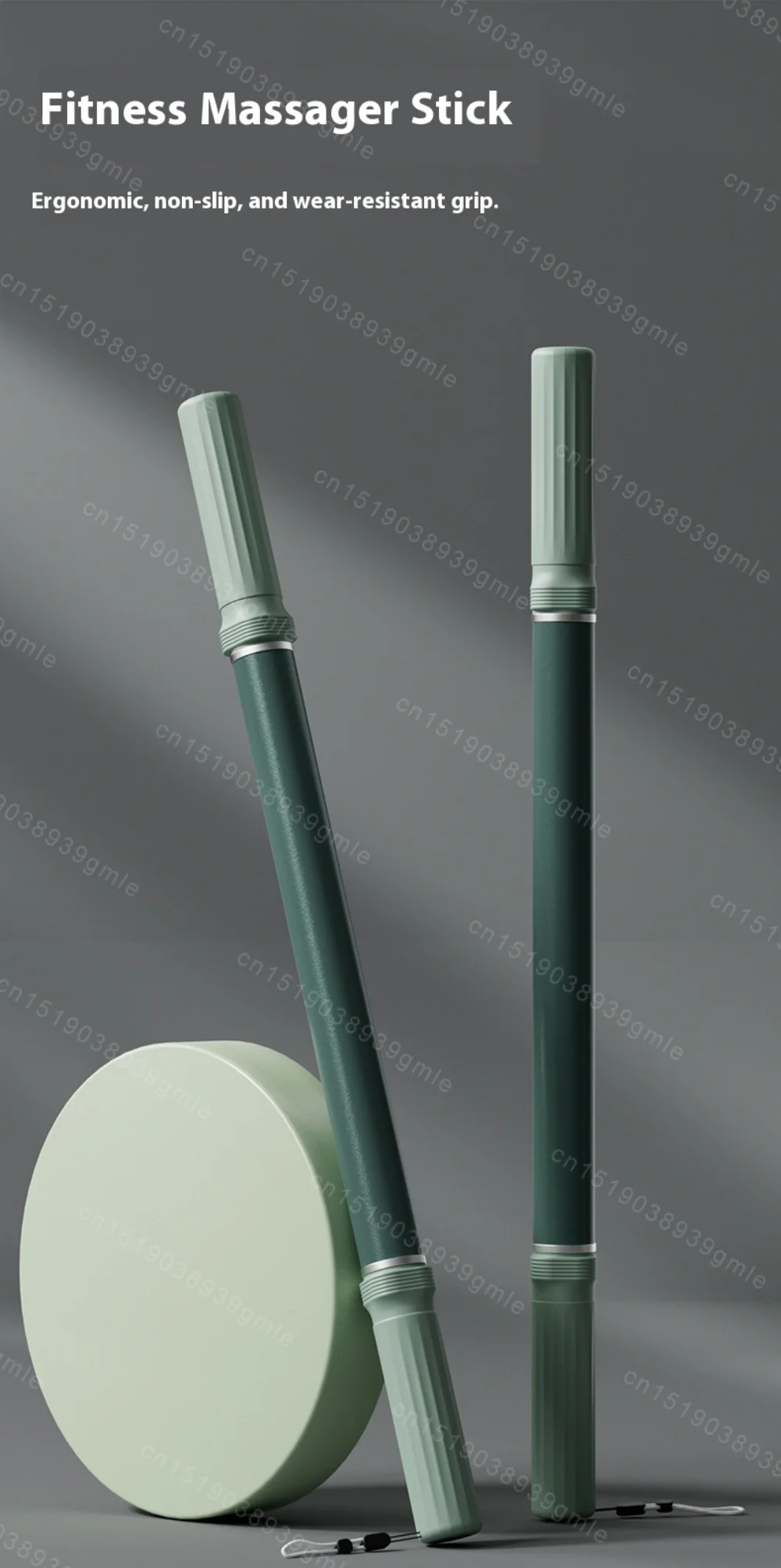 Yoga Stick for Stretching Relaxation Tool Open Back Standing Training Roller Hunchback Corrector Stick for Fitness Accessories