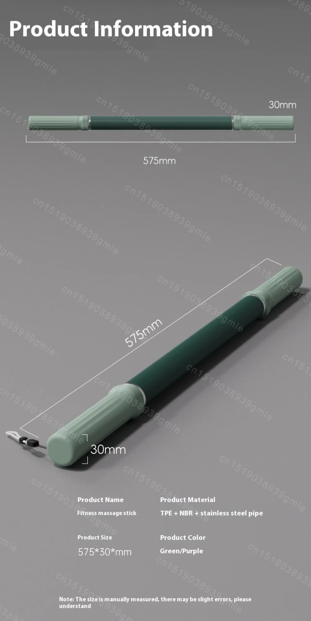 Yoga Stick for Stretching Relaxation Tool Open Back Standing Training Roller Hunchback Corrector Stick for Fitness Accessories