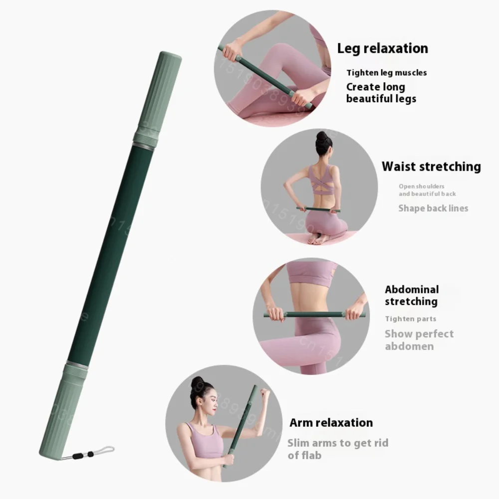 Yoga Stick for Stretching Relaxation Tool Open Back Standing Training Roller Hunchback Corrector Stick for Fitness Accessories