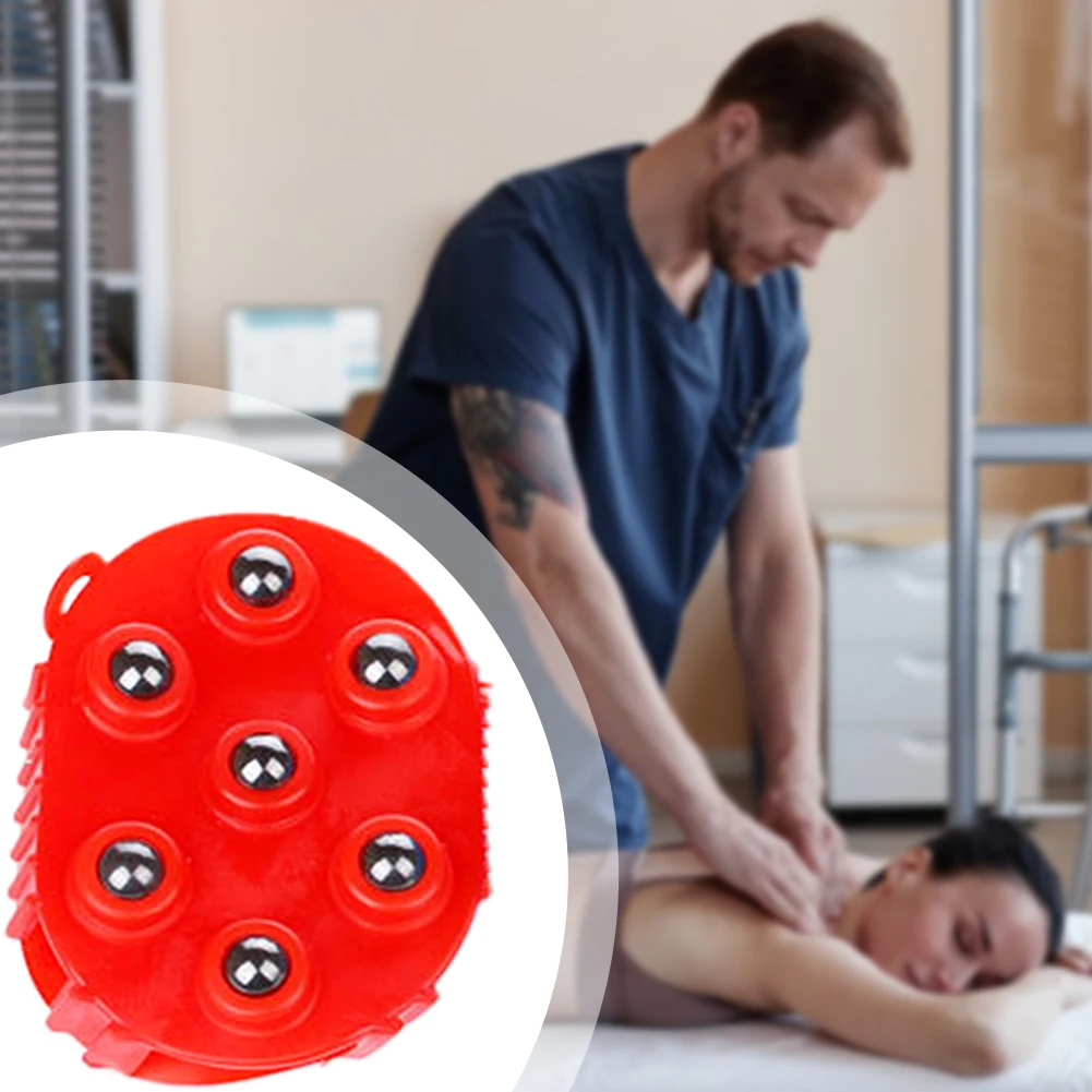 Silicone 7 Balls Body Massager Glove 360° Rotating Hand Held Massager Tools Muscle Pain Relief Relax Massager For Neck Leg Back Silicone 7 Balls Body Massager Glove 360° Rotating Hand Held Massager Tools Muscle Pain Relief Relax Massager For Neck Leg Back
