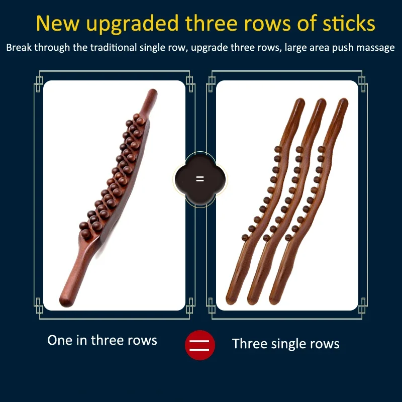 Wooden Gua Sha Massage Stick Carbonized Wood Guasha Scraping Tool Rolling Stick Full Body Massager Anti Cellulite 8/20/31 Beads Wooden Gua Sha Massage Stick Carbonized Wood Guasha Scraping Tool Rolling Stick Full Body Massager Anti Cellulite 8/20/31 Beads