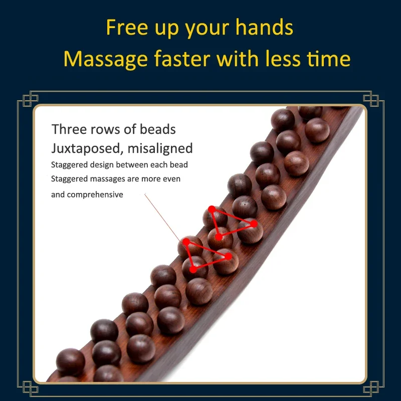 Wooden Gua Sha Massage Stick Carbonized Wood Guasha Scraping Tool Rolling Stick Full Body Massager Anti Cellulite 8/20/31 Beads Wooden Gua Sha Massage Stick Carbonized Wood Guasha Scraping Tool Rolling Stick Full Body Massager Anti Cellulite 8/20/31 Beads
