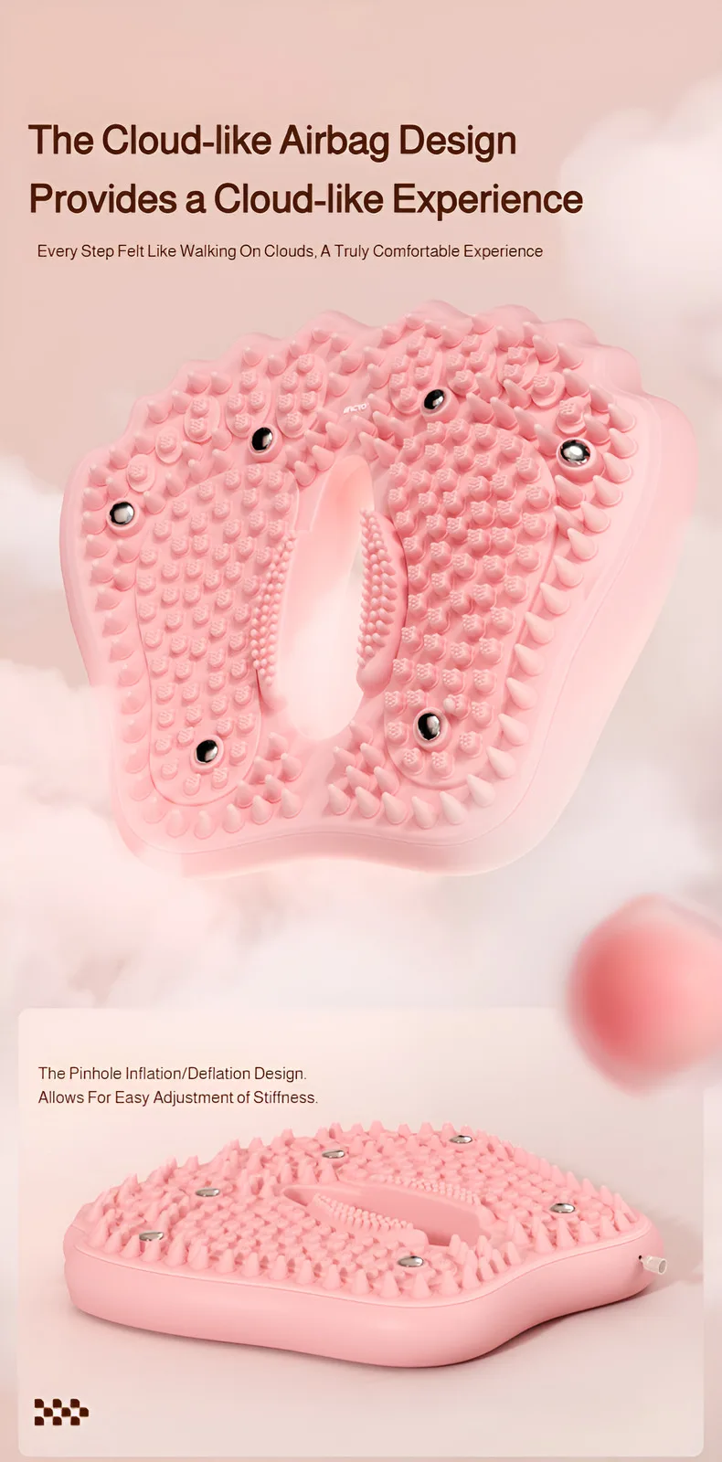 Stylish Look Acupressure Point Massager Foot Massager Multifunction High Efficiency Burning Allaround Care Lightweight And Easy