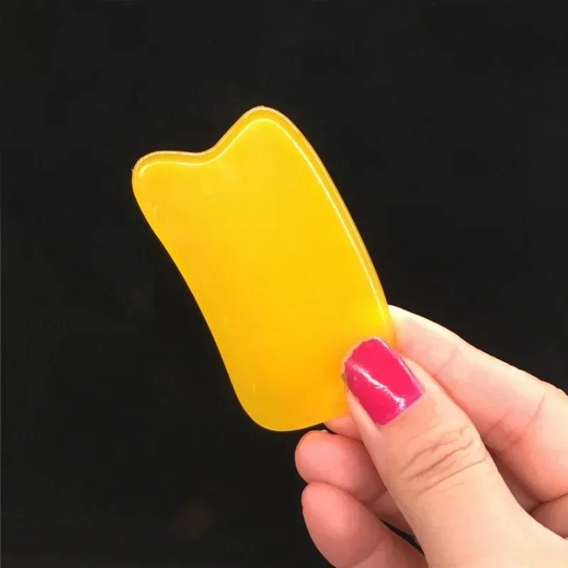 마사지 Resin Gua Sha Massage Board Acupoint Beeswax Guasha Acupuncture SPA Massager Scrapers Tools for Face Neck Back Body Care - Image 4