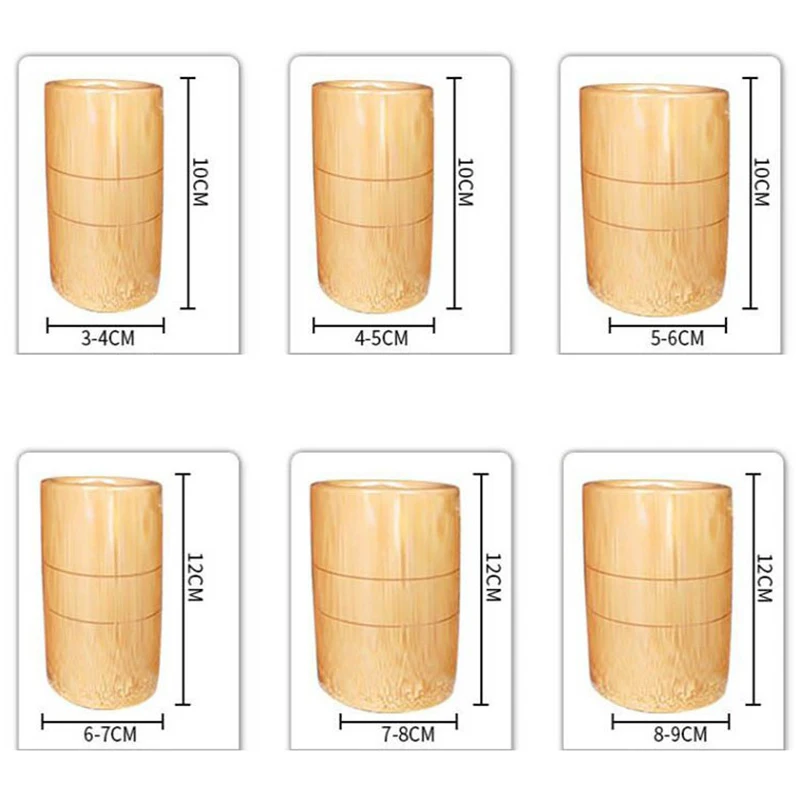 1pc Natural Bamboo Wood Anti Cellulite Massage Vacuum Acupuncture Cupping 1pc Natural Bamboo Wood Anti Cellulite Massage Vacuum Acupuncture Cupping